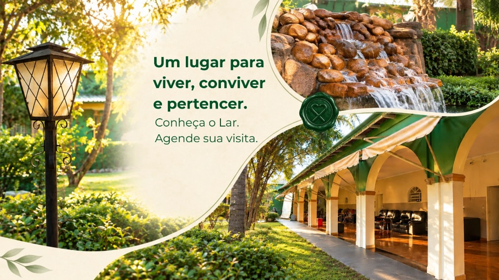 Um lugar para viver, conviver e pertencer - Conheça o Lar e agende sua visita